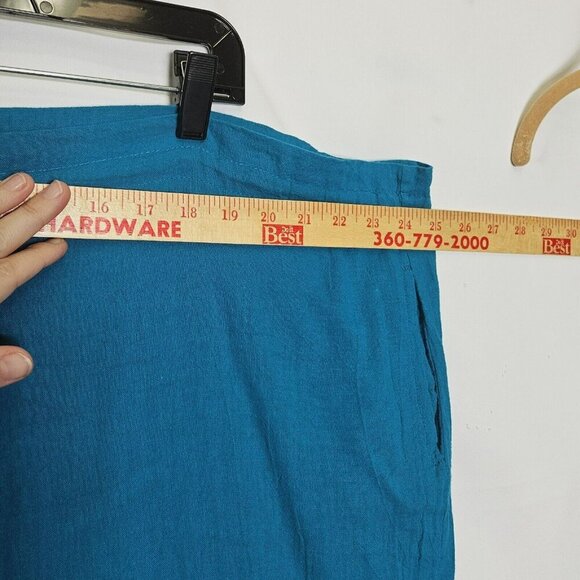 Jordan Taylor Womens Blue Gauzy Swimsuit Cover-Up Pants Size 2X Beachwear Bathin - Picture 6 of 13